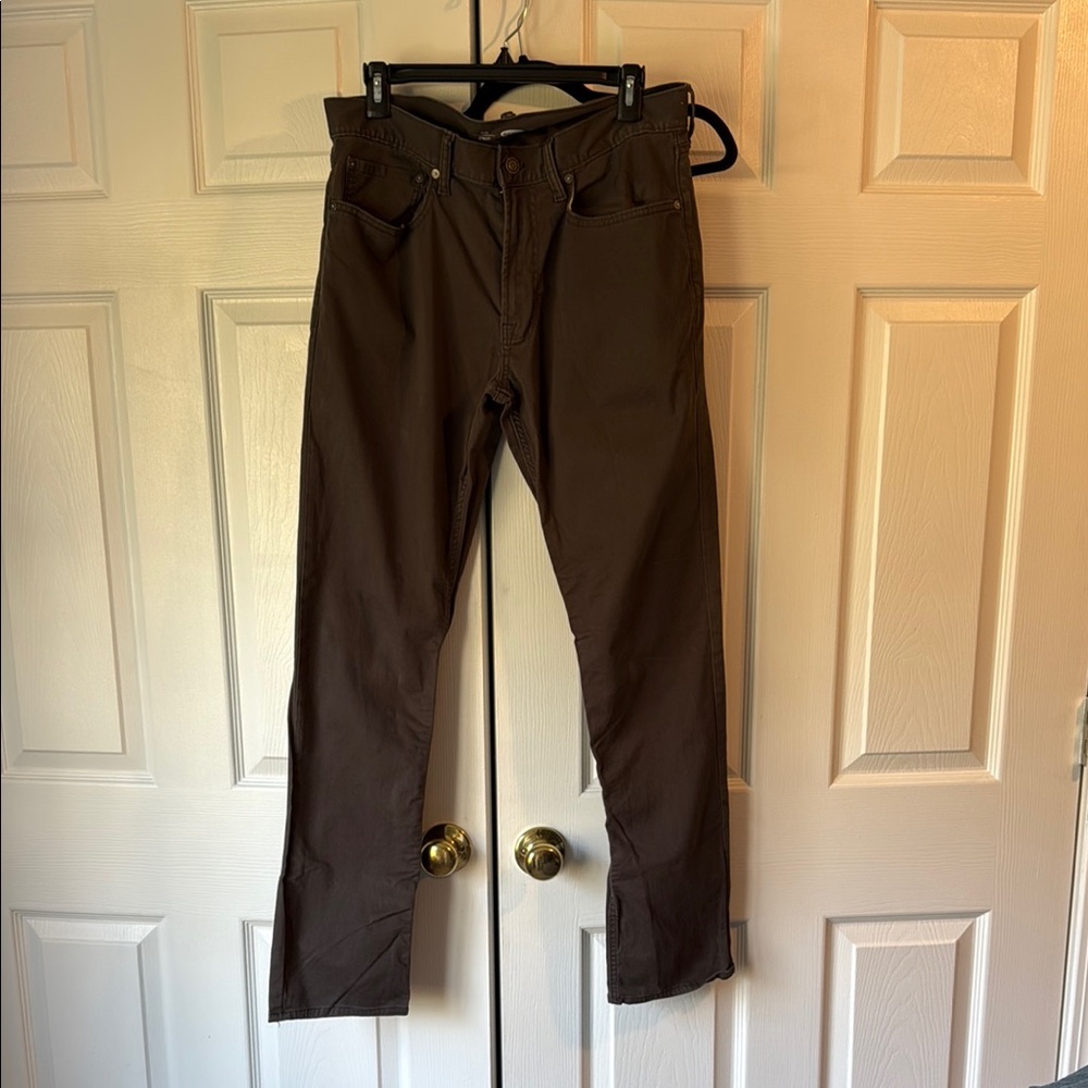 Gray/Brown Men’s Slim Khaki